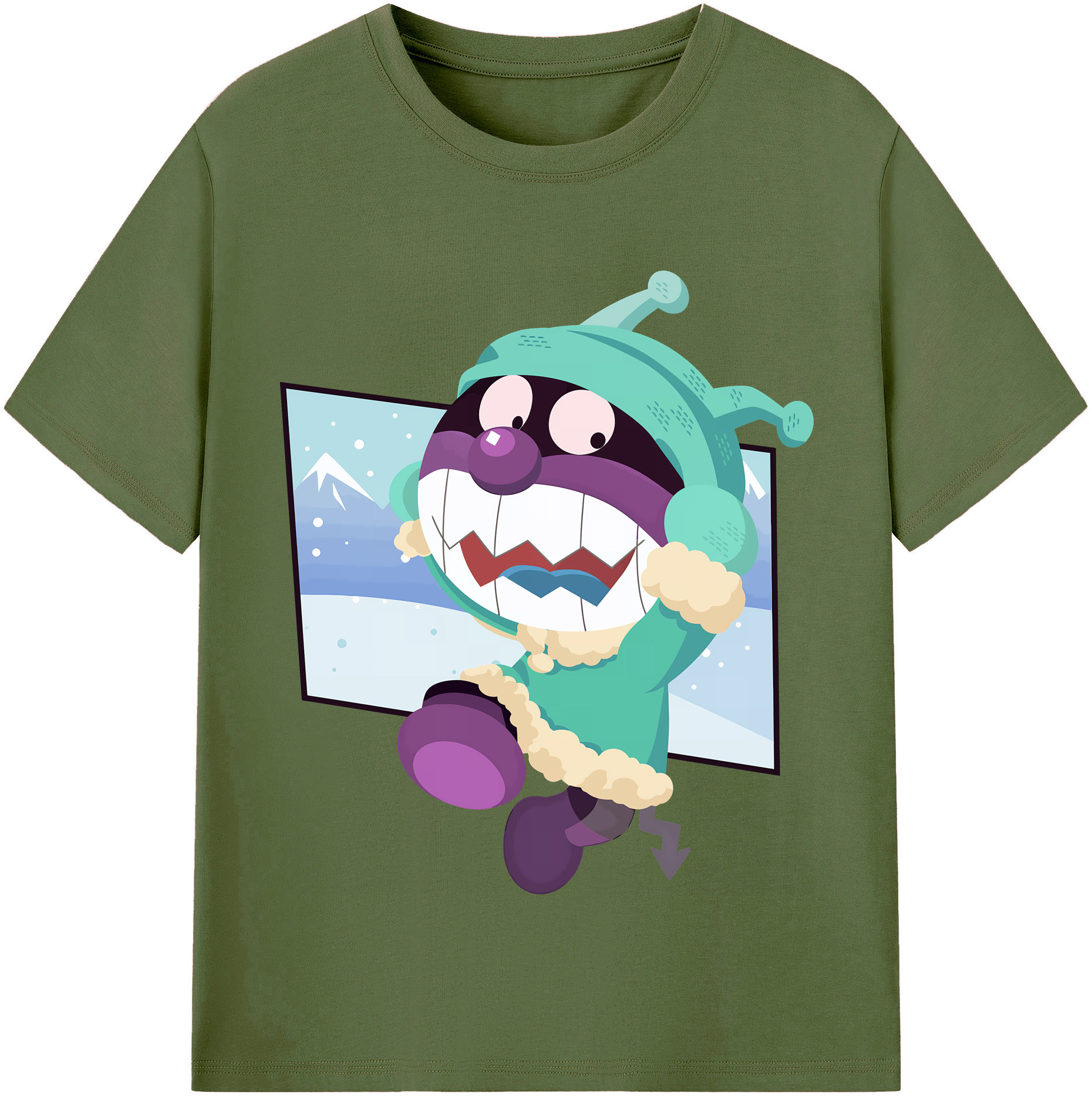 （画像用） アンパンマン Anpanman 綿100％半袖Tシャツ（フロントプリント）